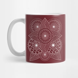 Minimalist Flowers-Mandala Flower Mug